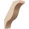 Ekena Millwork 5-inch W x 14-inch D x 18-inch H Funston Rough Cedar Woodgrain TimberThane Knee Brace, Primed BRCUR05X14X18FSTRCPR - alternate 1